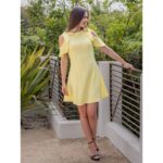 24seven-Comfort-Apparel-Ruffle-Cold-Shoulder-A-Line-Knee-Length-Dress_9f369dde-48db-4bf4-84ae-39e64c57e851